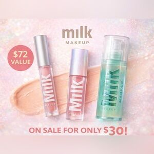 MILK MAKEUP BUNDLE - 3️⃣ Items for the price of 1️⃣!! Lip Oils & a Primer! NEW!